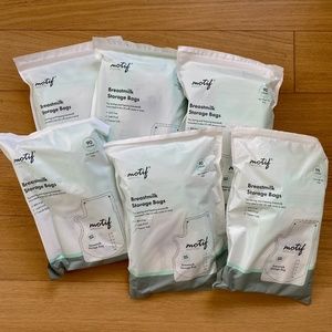 NEW - Motif Medical Breastmilk Storage Bags - 90 count - Set of 6